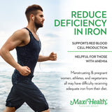 Maxi Health detalle de textura que sugiere fácil de tragar