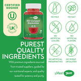 Maxi Health etiqueta con ingredientes y dosis para transparencia nutricional