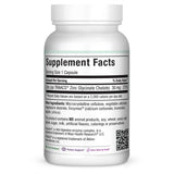 Etiqueta nutricional de Maxi Health Zinc mostrando dosis y certificaciones