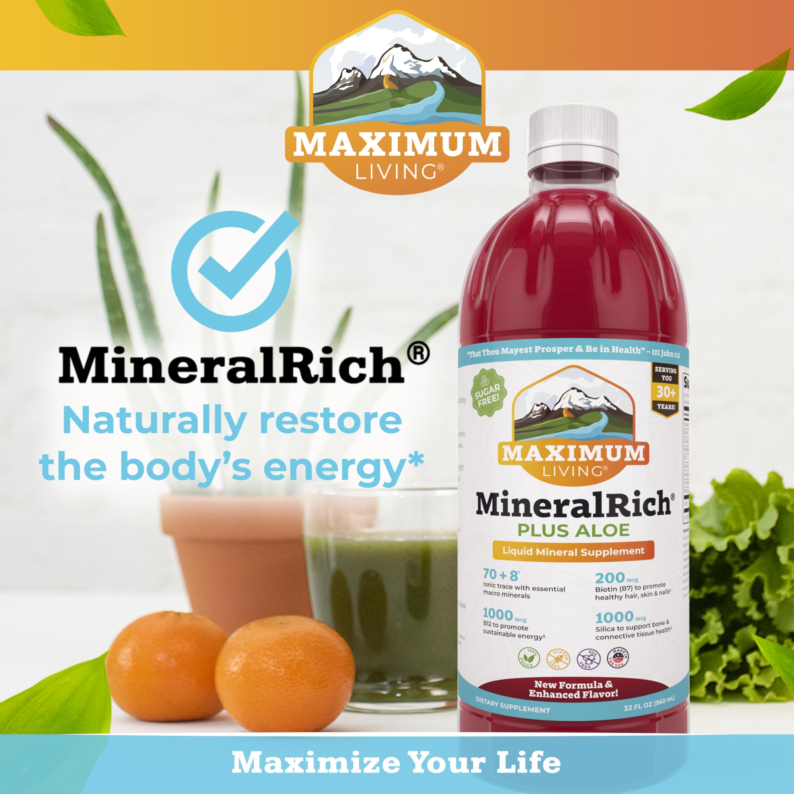 Maximum Living producto en encuadre de cocina saludable y práctico