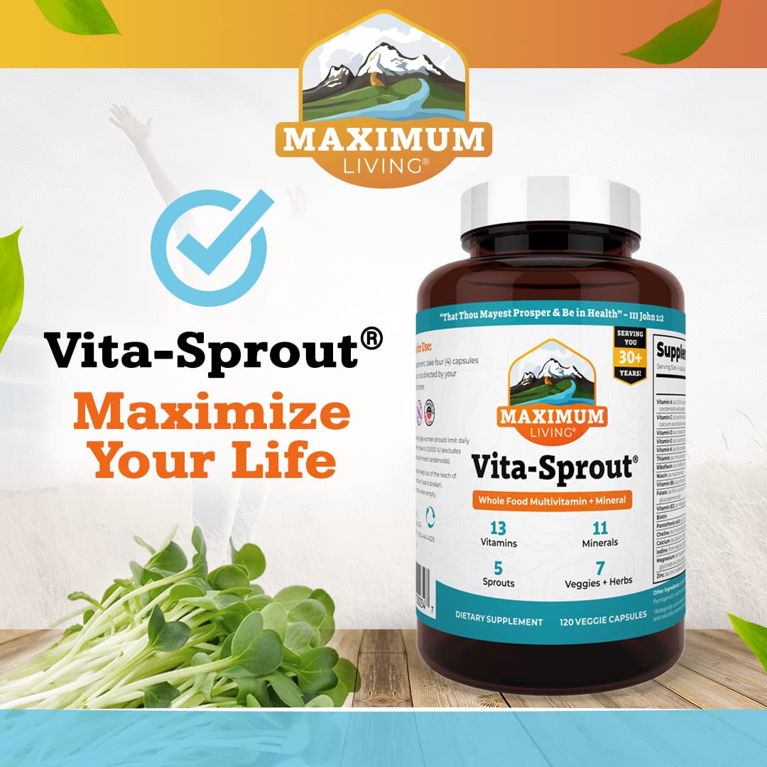 Maximum Living producto en cocina saludable sugiriendo estilo de vida