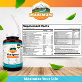 Maximum Living cápsula abierta primer plano mostrando contenido natural