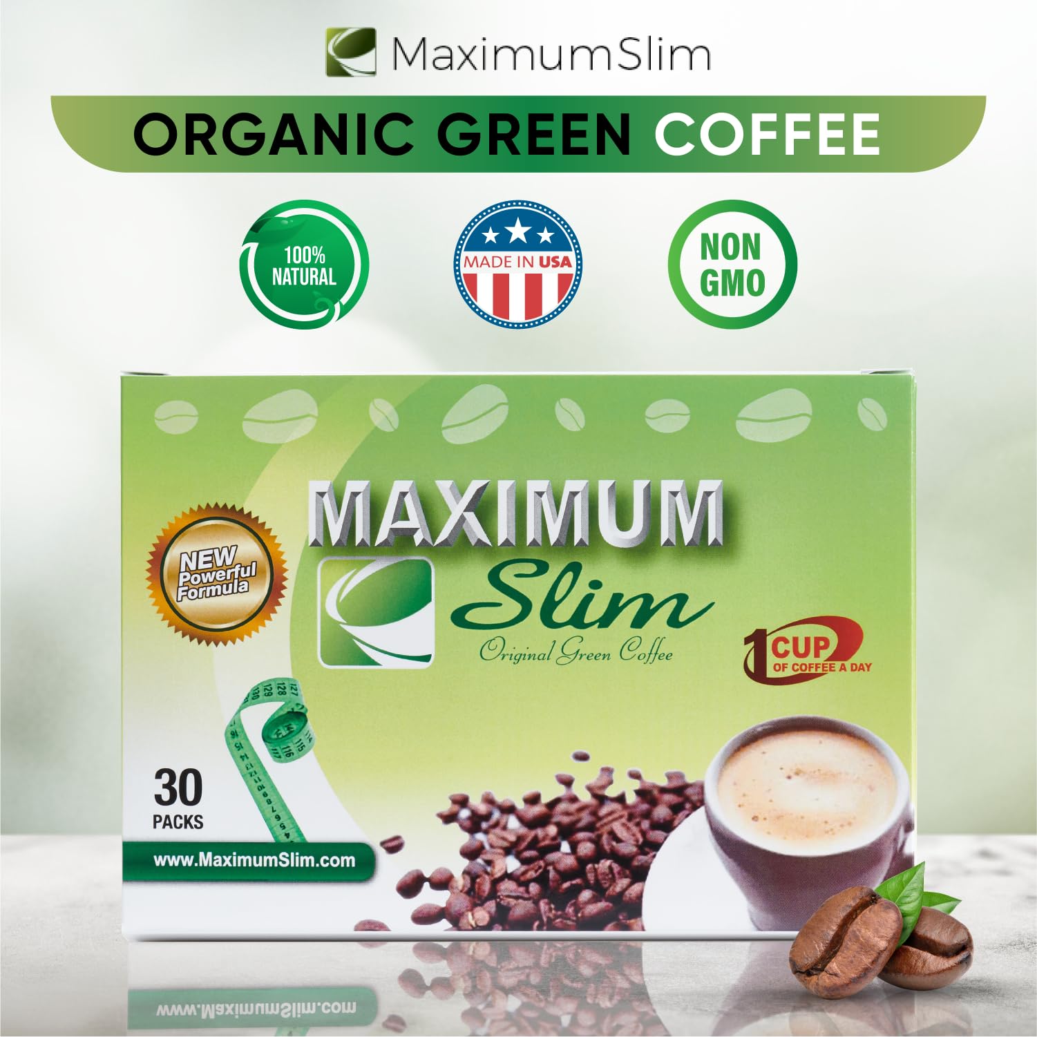 Maximum Slim etiqueta con información nutricional clara y transparente