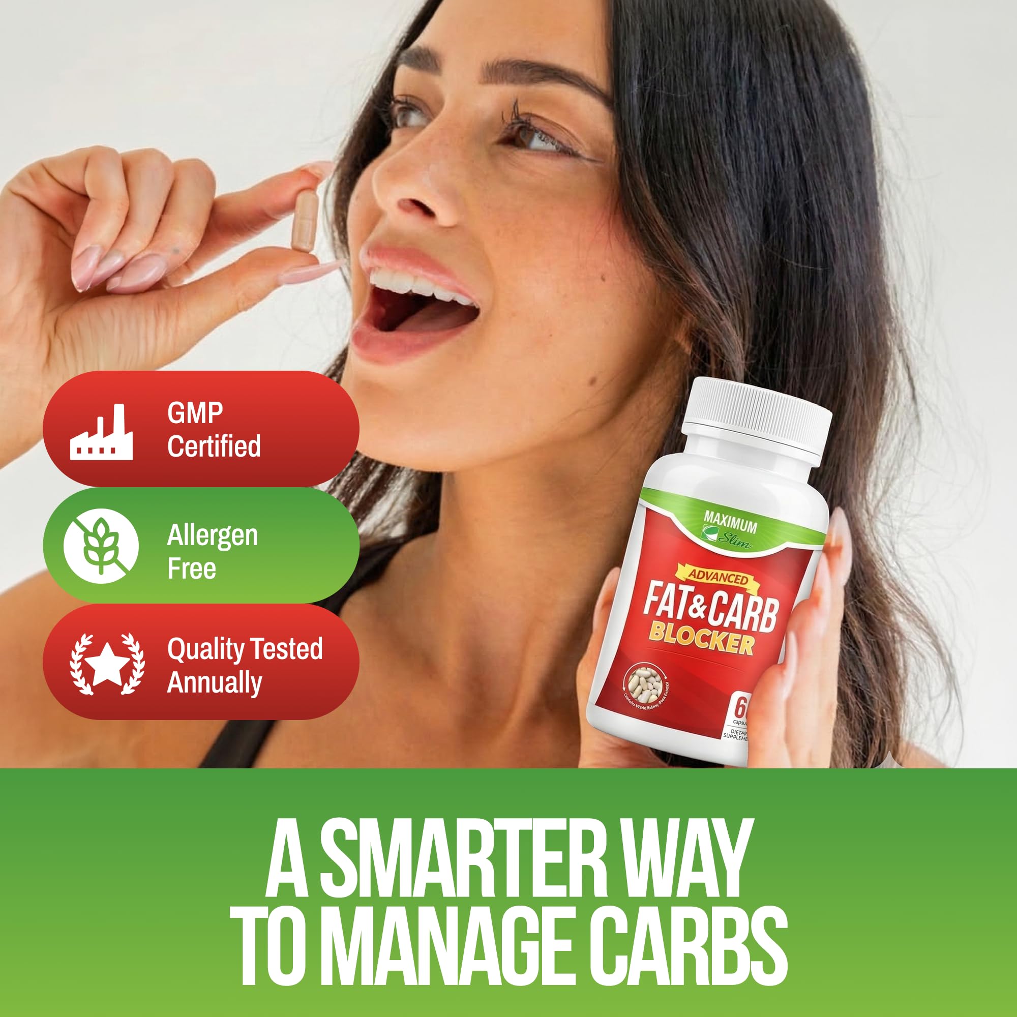 Maximum Slim producto en mano para comparar escala y dosis