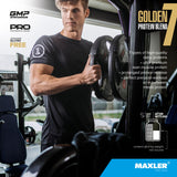 Maxler Golden 7 detalle de etiqueta con información de proteínas y ingredientes