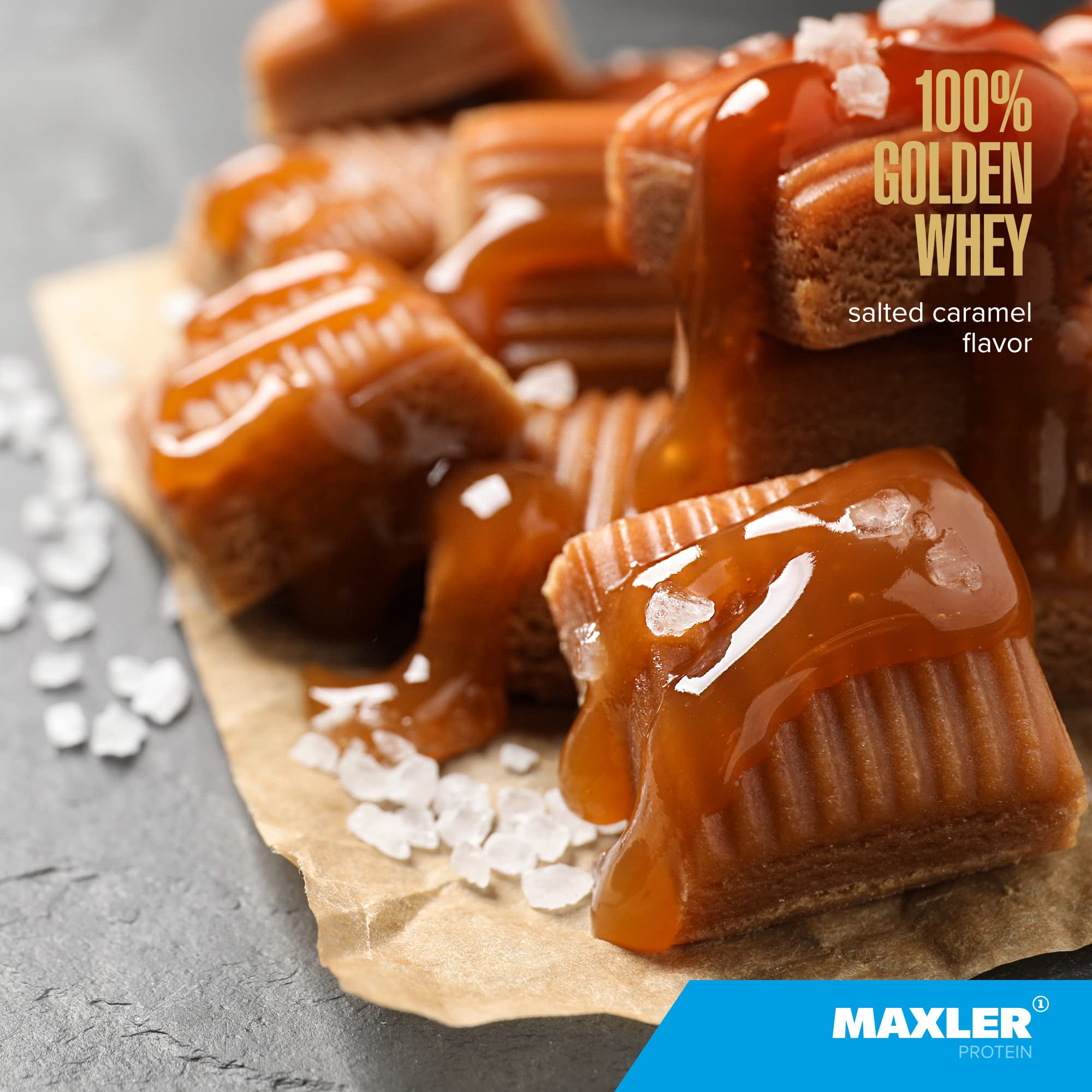 Maxler polvo en cuchara textura fina que facilita mezcla rápida