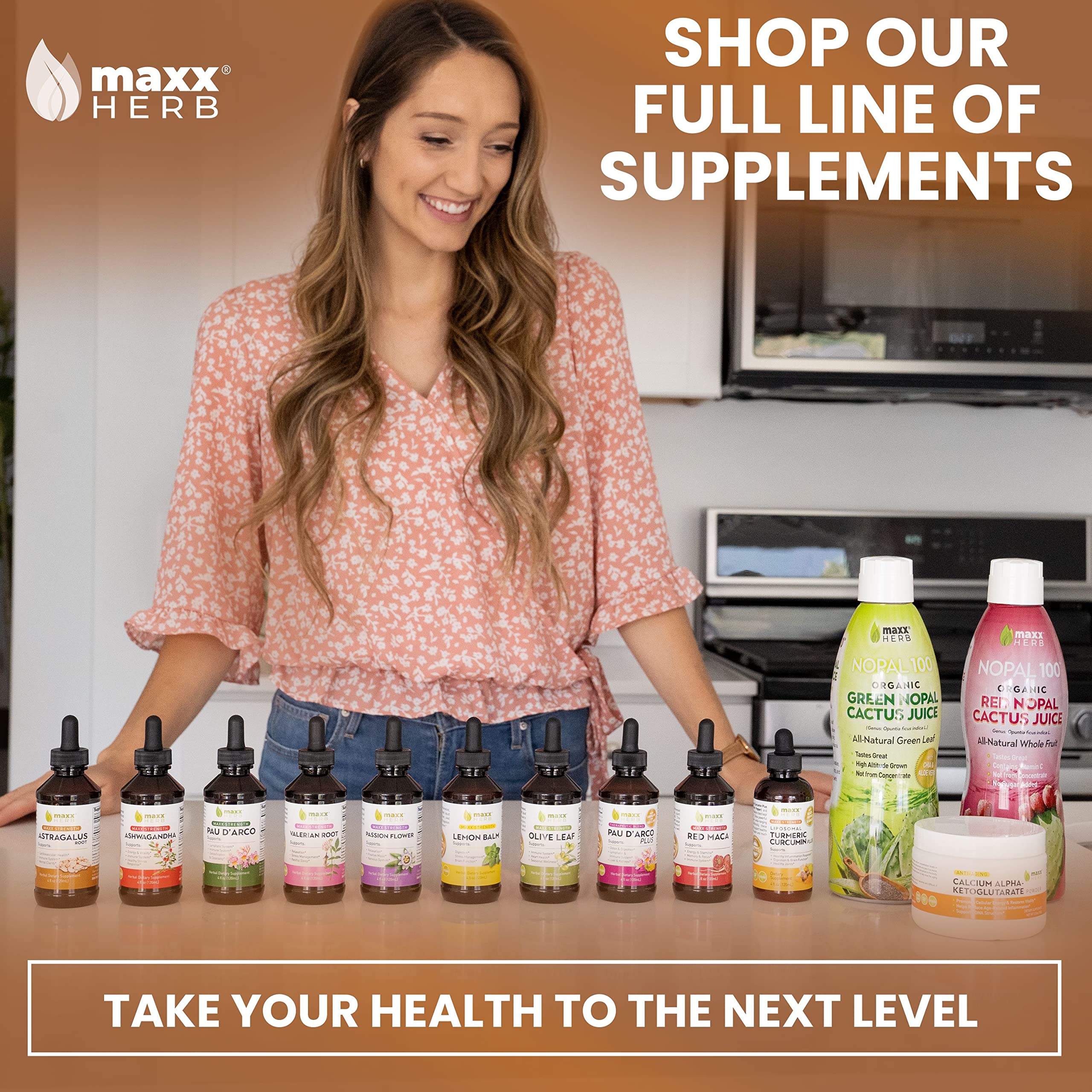 Maxx Herb producto en entorno natural que sugiere origen silvestre