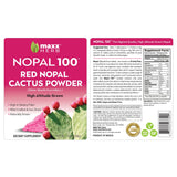 Maxx Herb plantas de nopal en campo de altura, origen mineral rico
