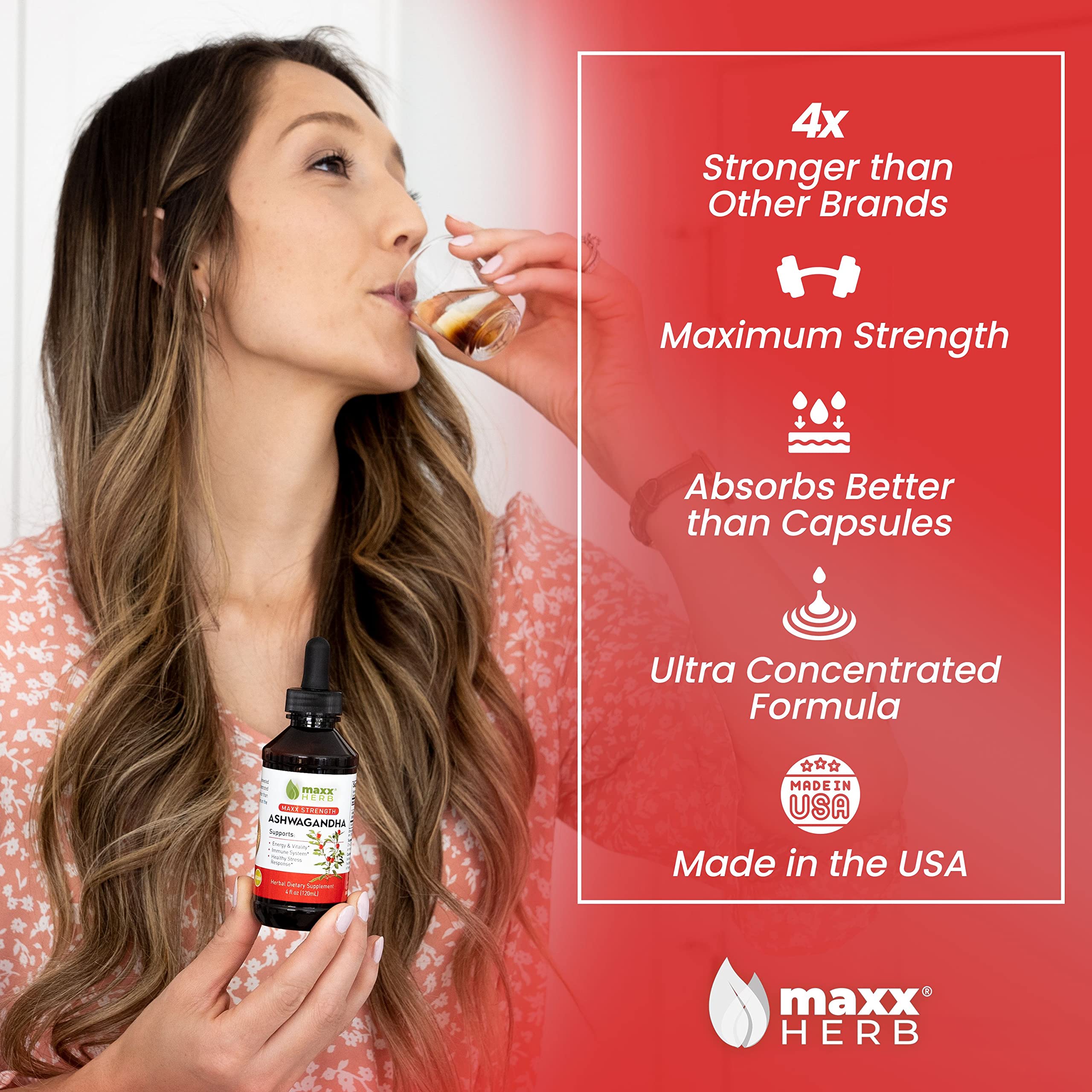 Maxx Herb etiqueta legible con ingredientes y fecha de fabricación