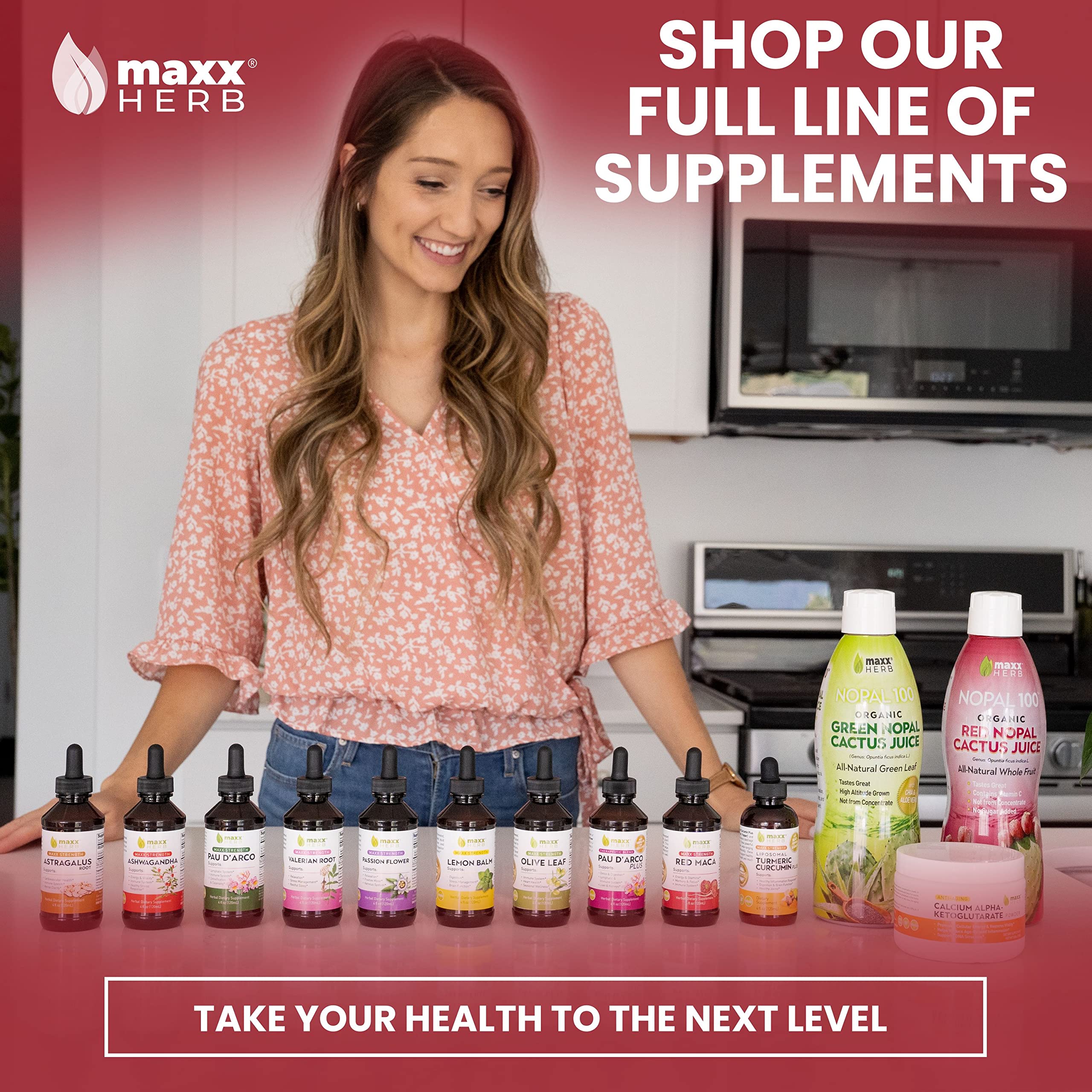 Maxx Herb etiqueta nutricional legible, garantiza ingredientes y fabricación clara