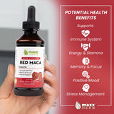 Maxx Herb pipeta midiendo 2 mL, facilita uso preciso y dosificación rápida