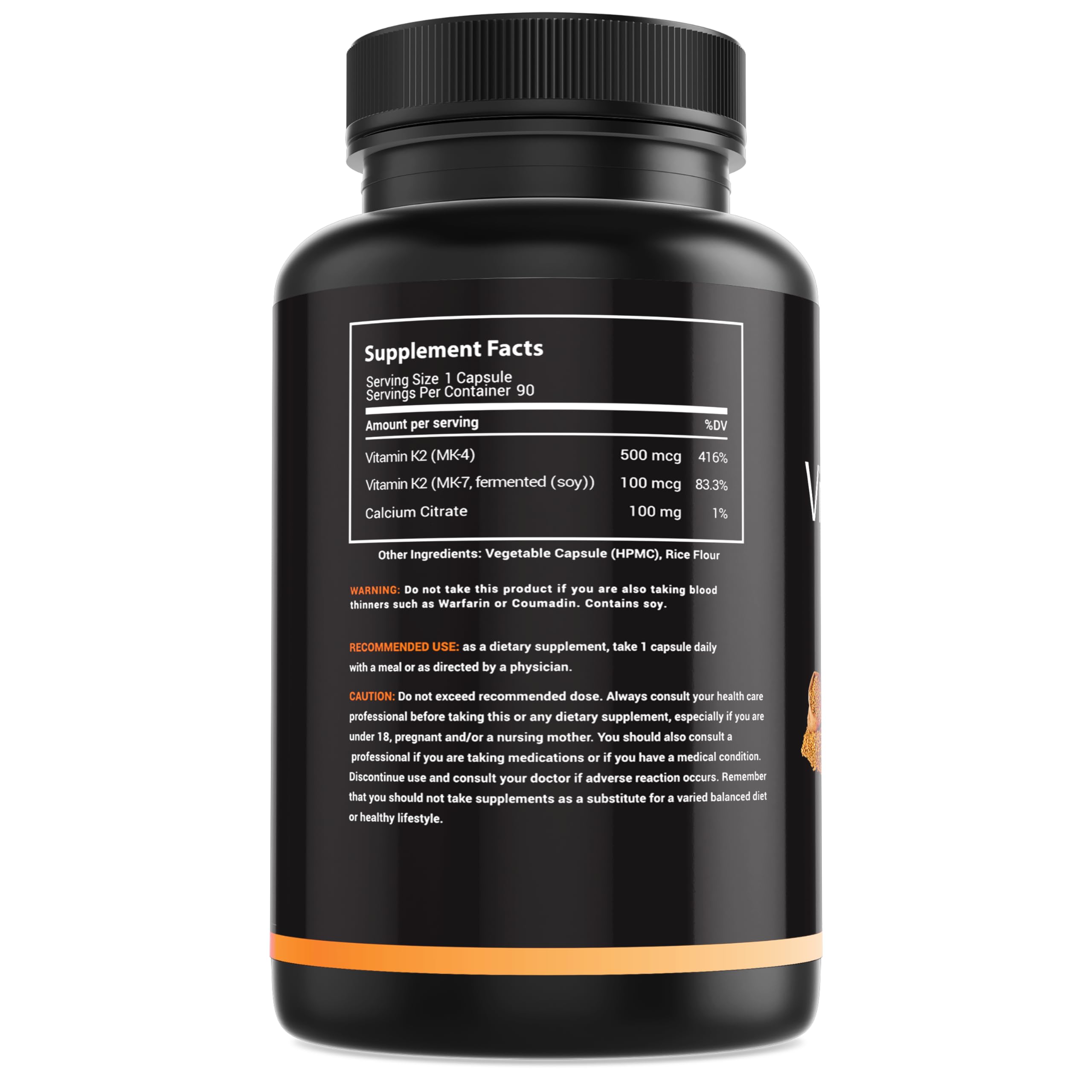 MaxX Labs etiqueta con información nutricional y pruebas de terceros