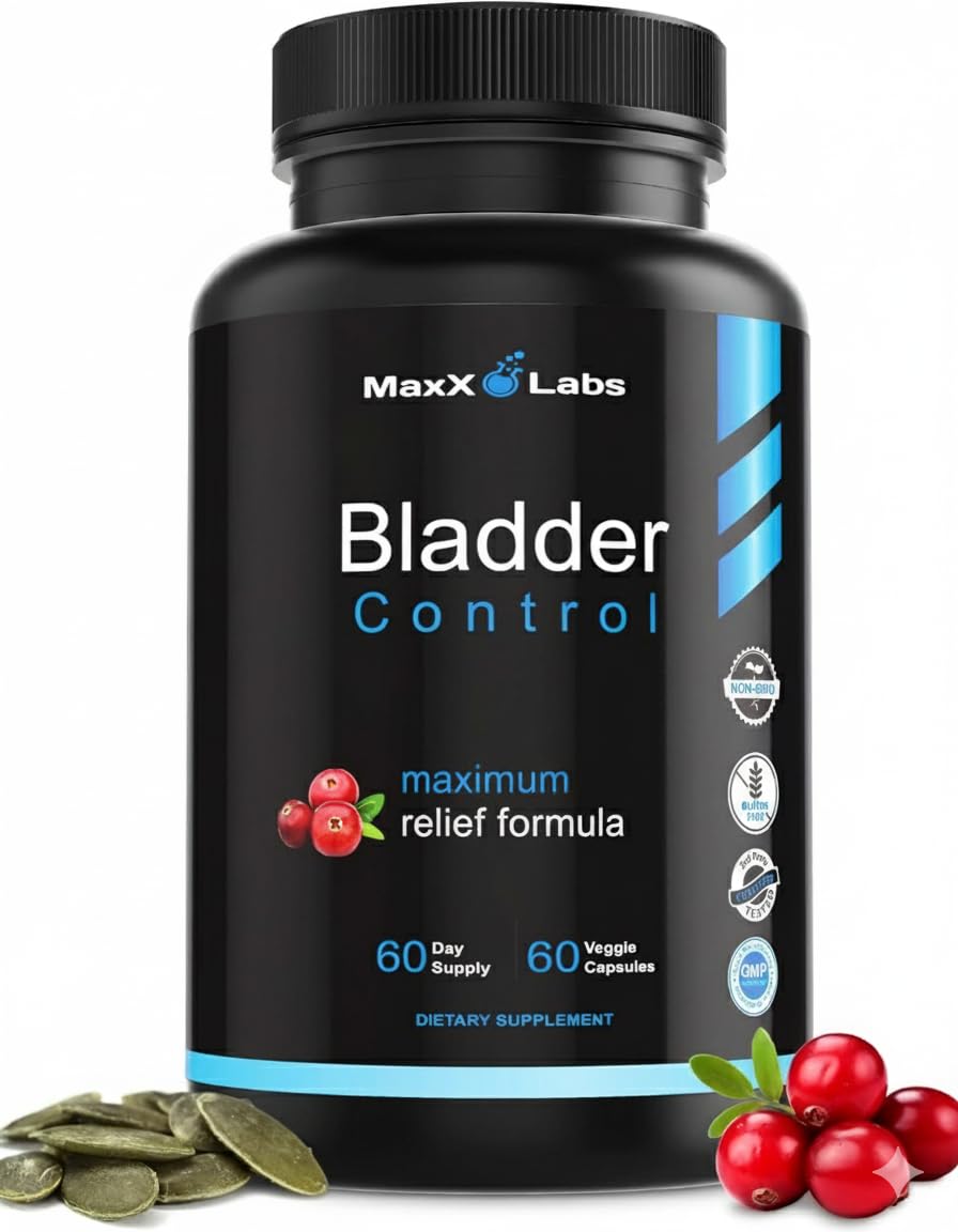 MaxX Labs frontal del envase mostrando la etiqueta y beneficios visibles