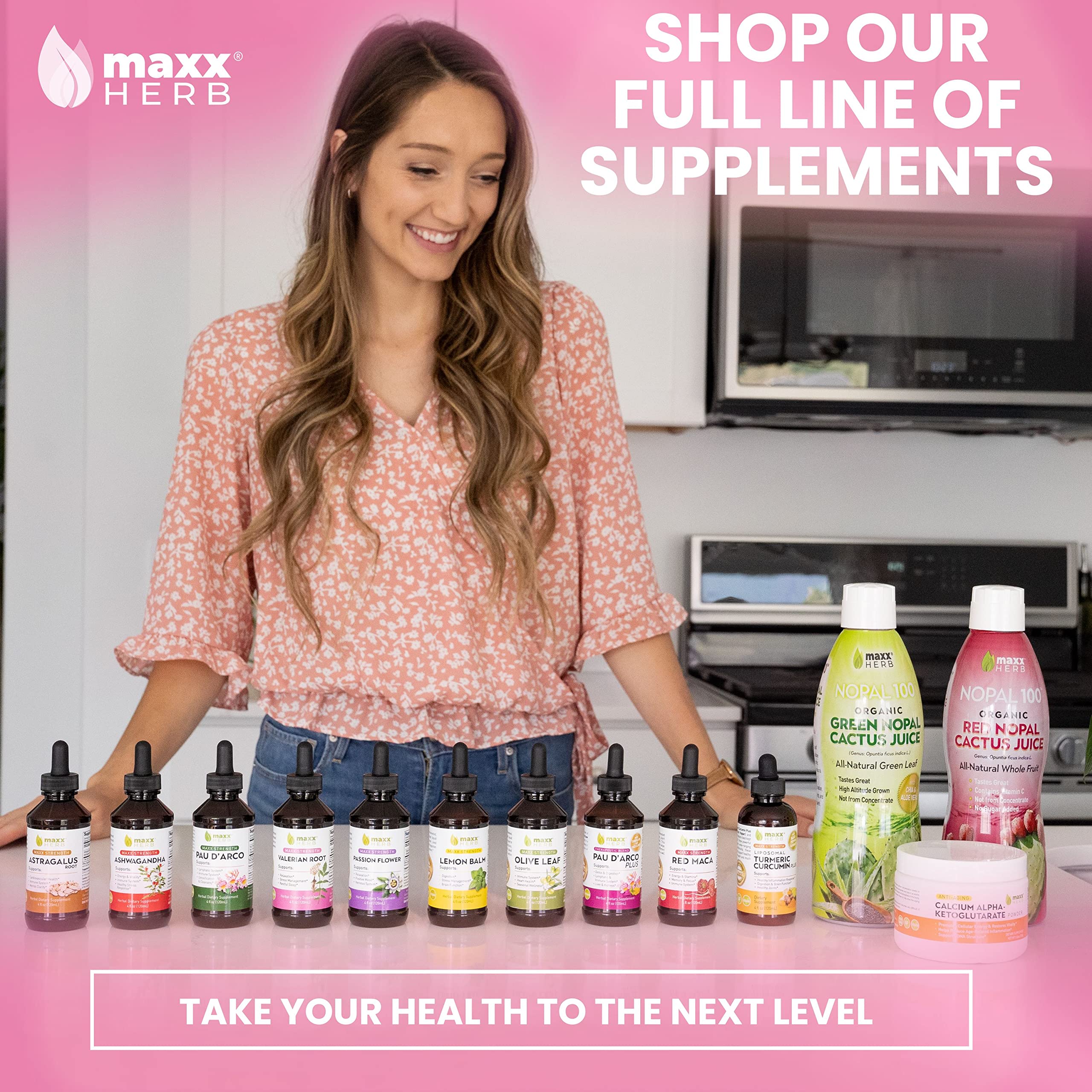 Maxx Herb en ambiente relajante sobre mesa de noche, sugiere apoyo al descanso