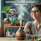 MAYJAM difusor en mesa con botellas, ambiente relajante inmediato