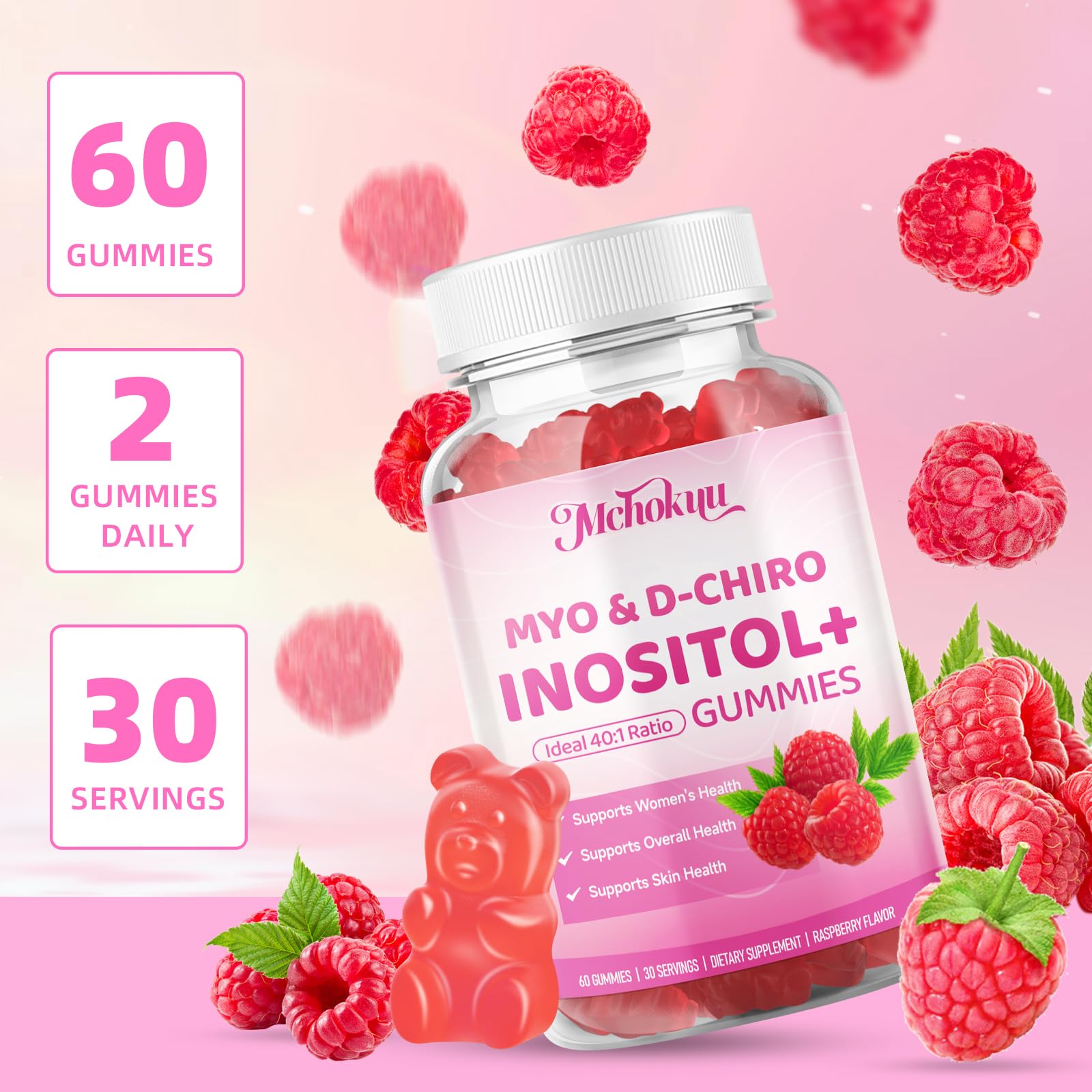 Uso matutino de Mchokuu gominolas junto a rutina diaria para cumplir dosis