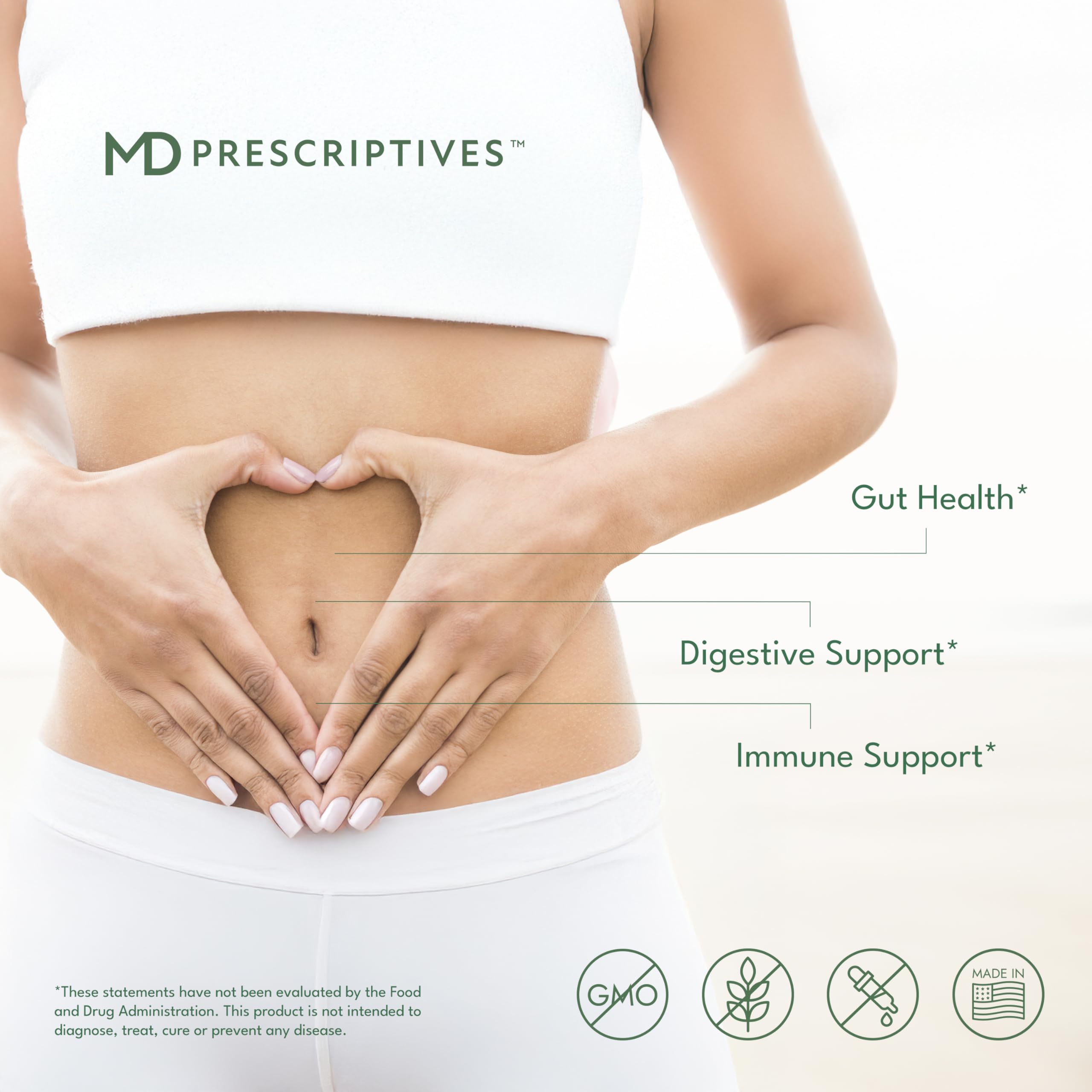 MD Prescriptives PureBiotic etiqueta con ingredientes y uso claro