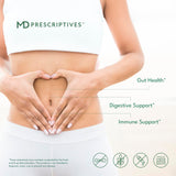 MD Prescriptives PureBiotic etiqueta con ingredientes y uso claro