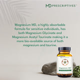 MD Prescriptives cápsula en mano para apreciar tamaño y facilidad de deglución