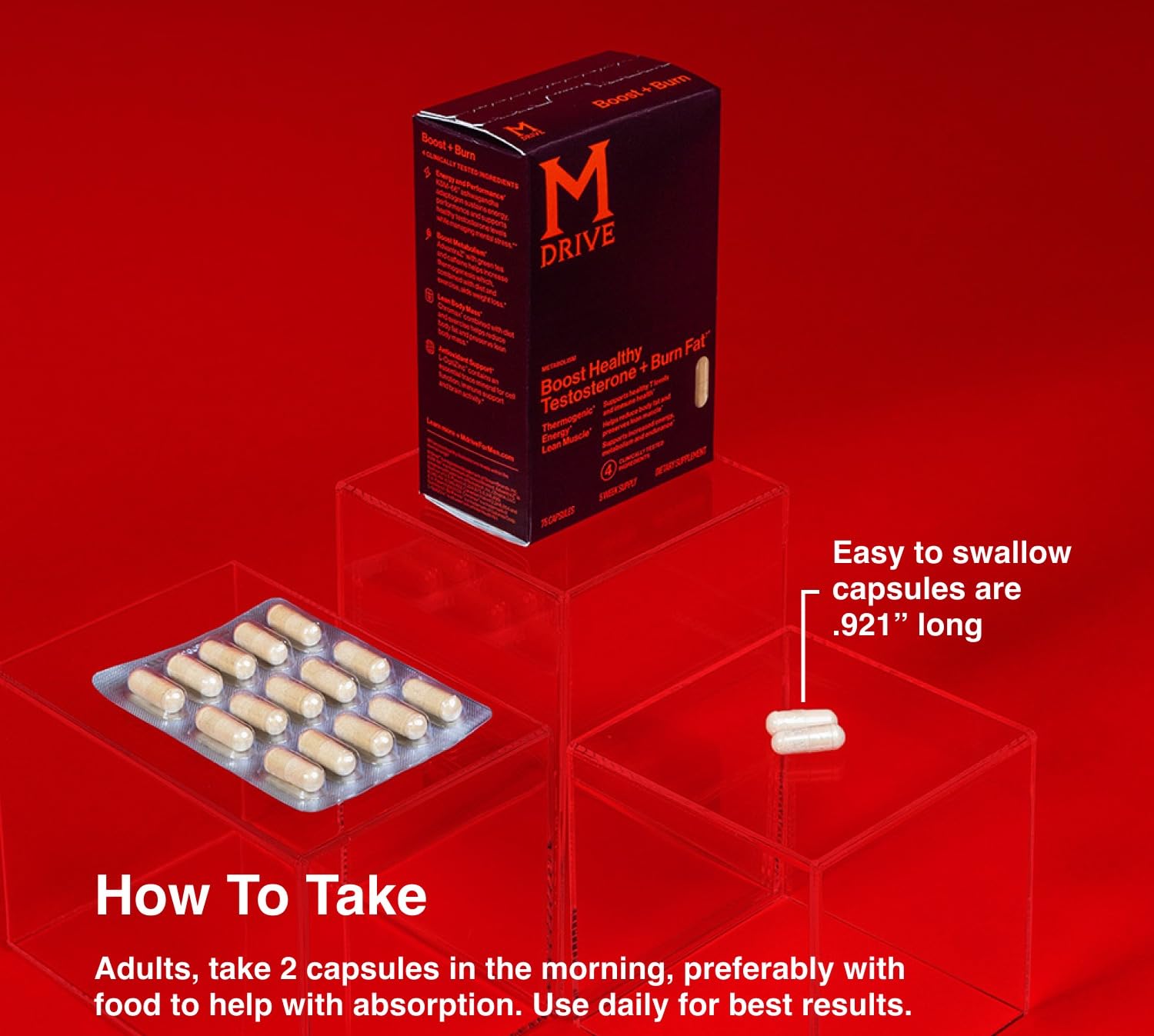 Comparación de Mdrive cápsula en mano para dimensión y conveniencia diaria