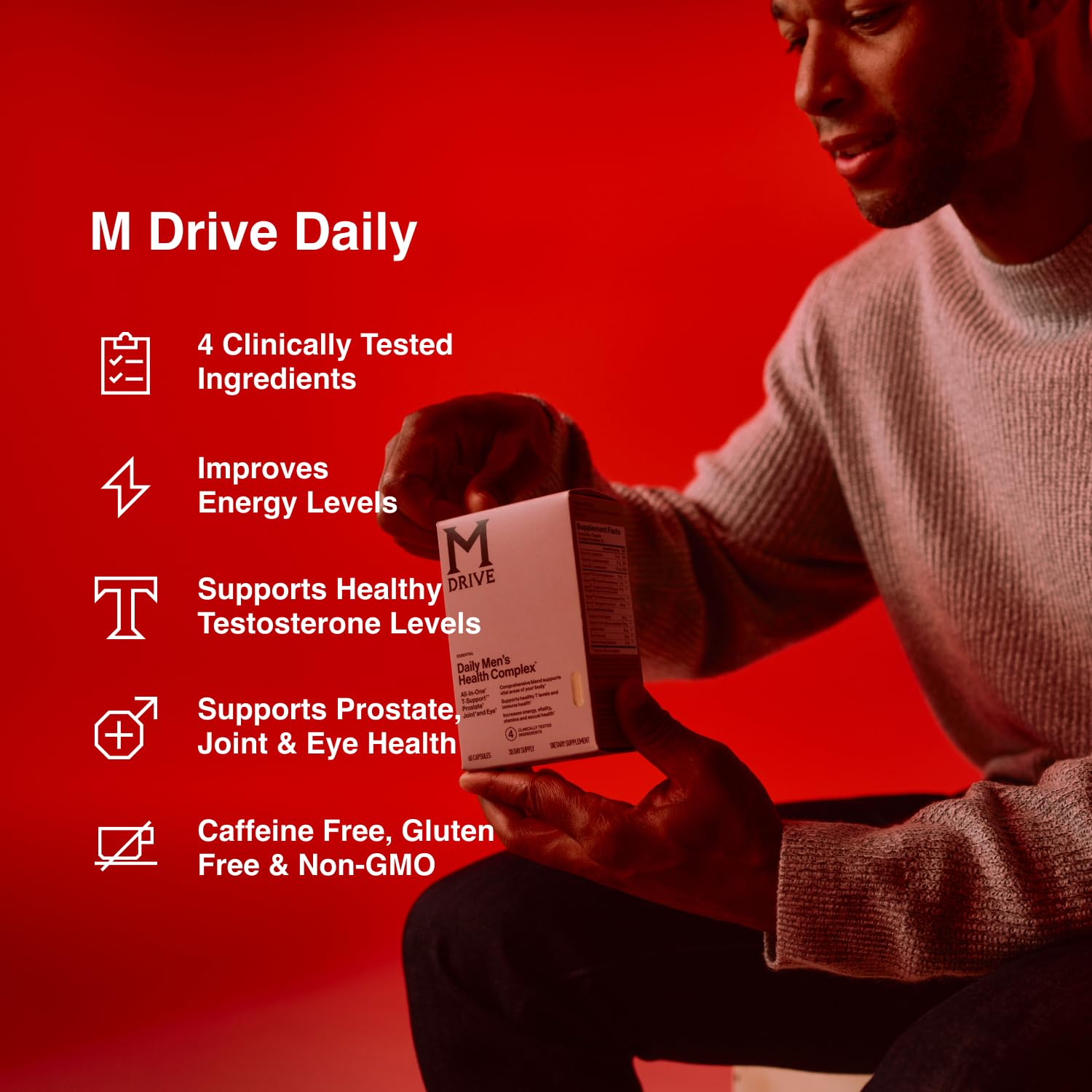 Etiqueta Mdrive con lista de ingredientes clave y trazabilidad clara