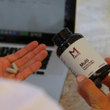 Mdrive ingredientes naturales como espirulina y bayas para antioxidantes