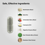 Mdrive etiqueta con lista de ingredientes para transparencia y seguridad