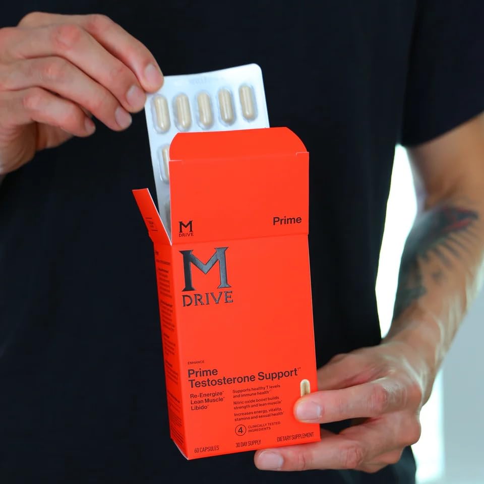 Mdrive Prime estilo de vida en gimnasio señalando enfoque y energía