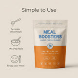 Meal Boosters integrado en pasta cremosa para mejor consistencia