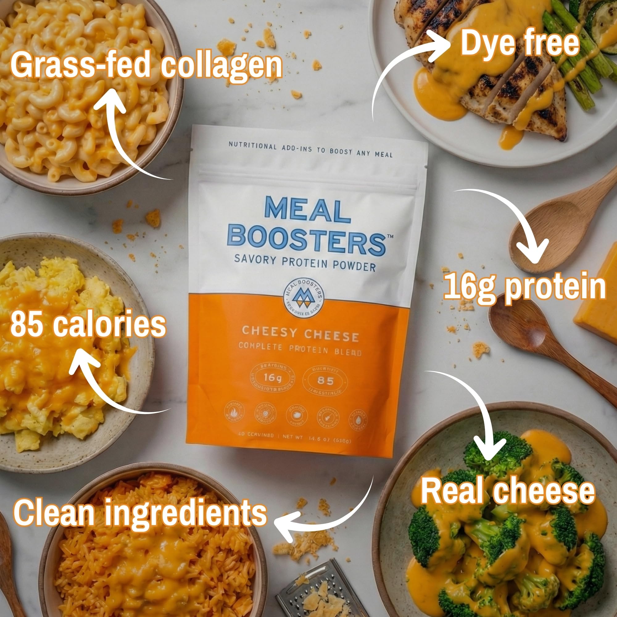 Meal Boosters añadido en sopa caliente para más proteína