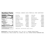 Meal Boosters etiqueta de ingredientes limpia indicando péptidos de colágeno