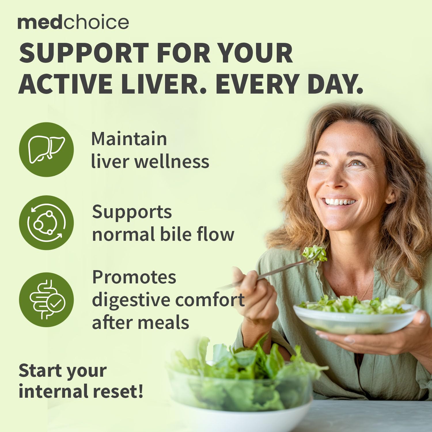 medchoice etiqueta nutricional detallando dosis y principios activos