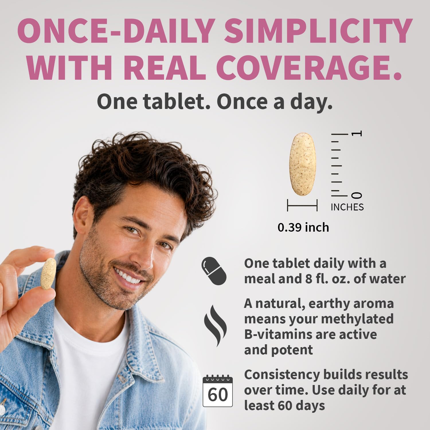 MEDCHOICE frasco abierto con tabletas para enfatizar suministro de 70 días