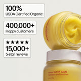 Medicine Mama's Apothecary comparación de tamaño en mano para referencia de uso