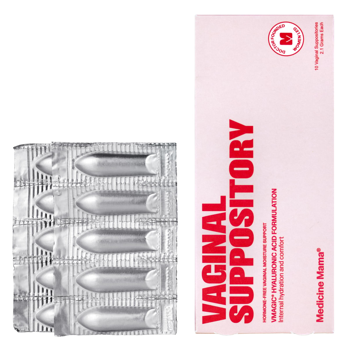 Medicine Mama's VMAGIC frente del paquete muestra hidratación y formato práctico