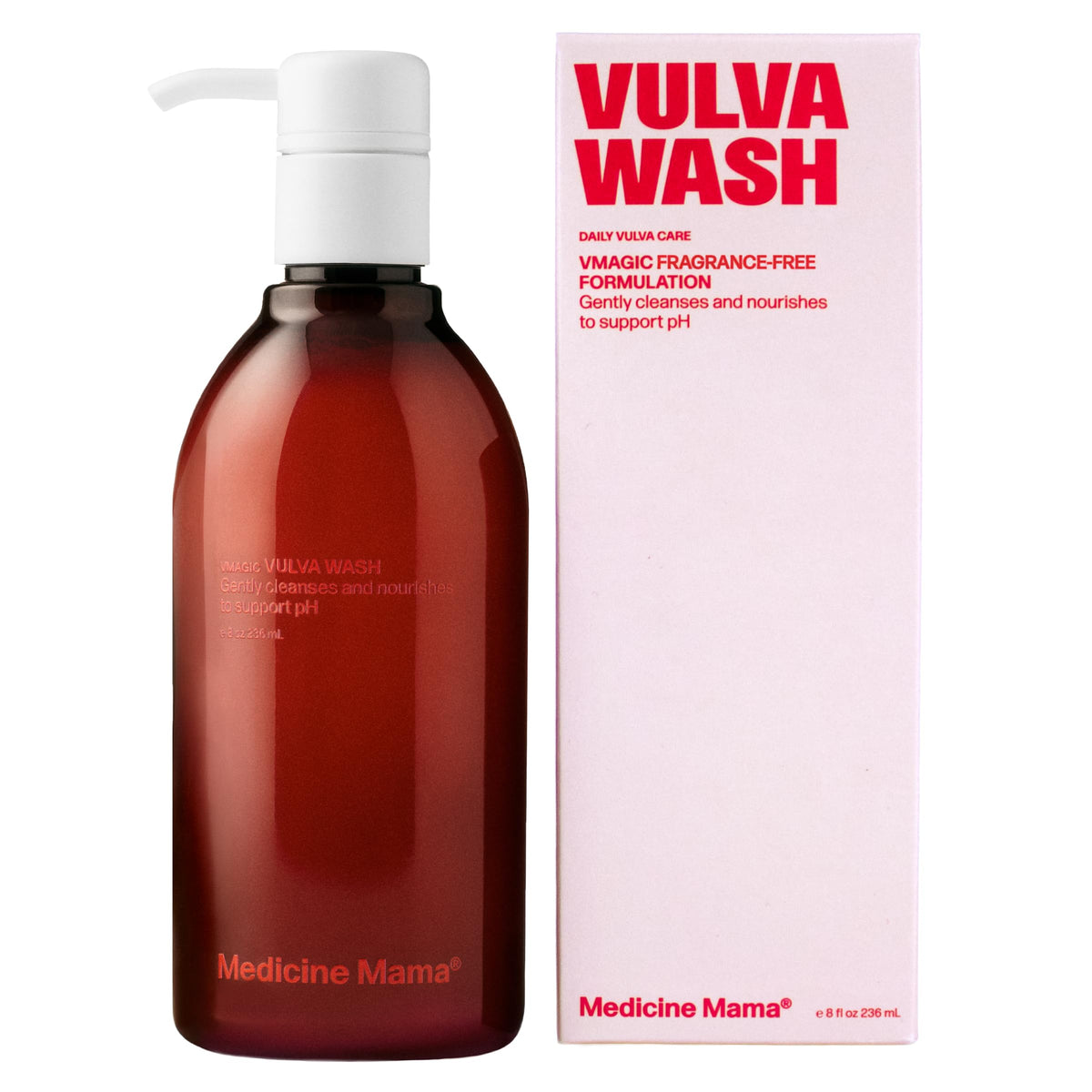 Medicine Mama's Apothecary Vmagic frontal del envase mostrando tamaño y etiquetado útil