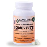 MediNiche Bone-Tite frente del empaque mostrando el sello profesional y garantía