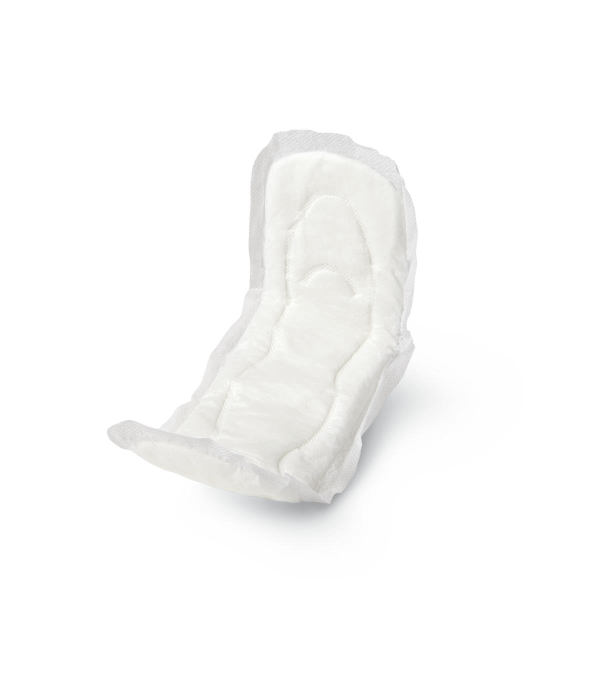 Medline toalla maxi frontal mostrando empaque y sujeción segura