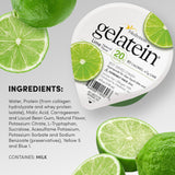 Medtrition Gelatein Lime porción servida lista para consumir, conveniencia clínica