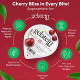 Medtrition Gelatein Plus Cherry persona consumiendo, facilita deglución segura