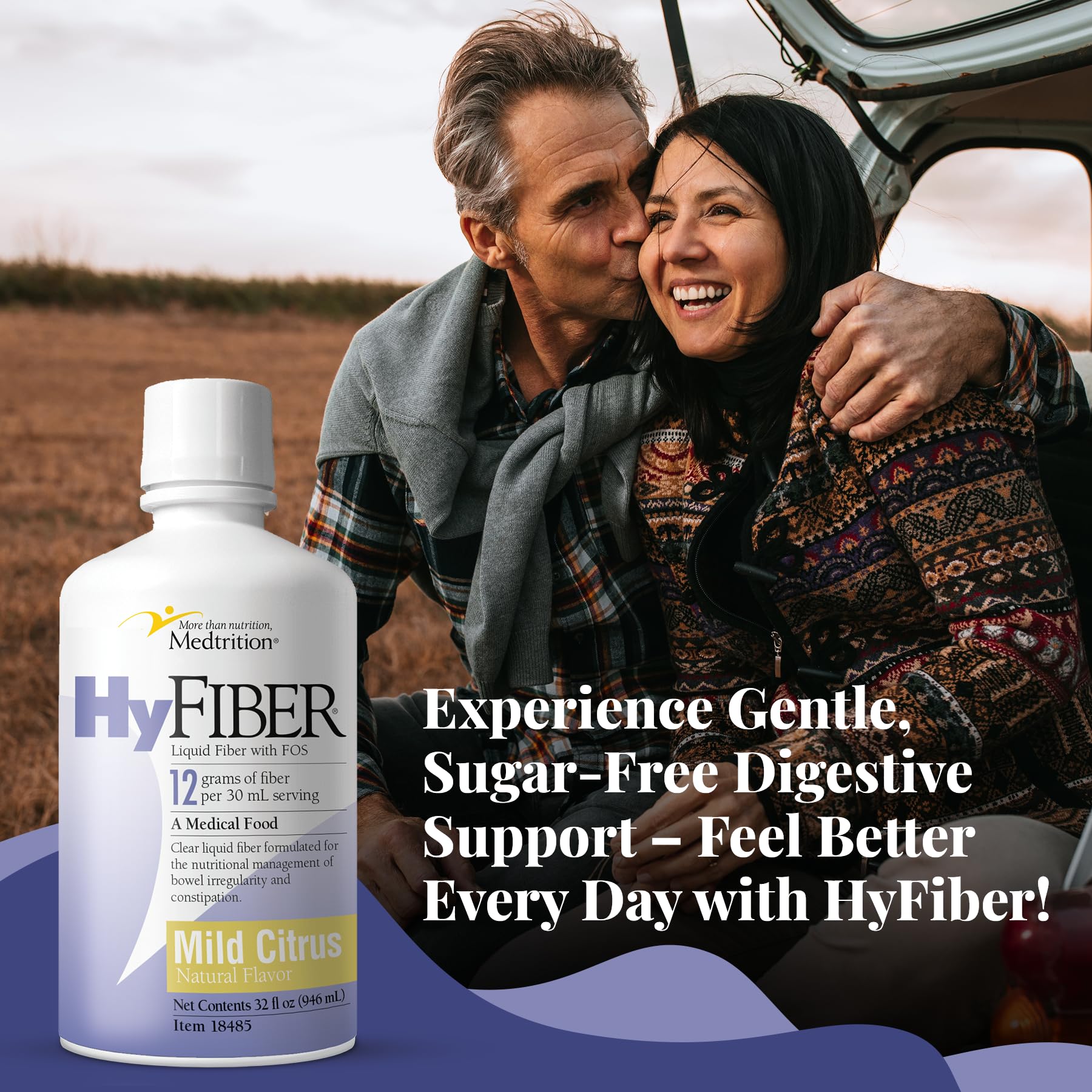 Medtrition HyFiber añadido a un batido, uso cotidiano y sabor suave