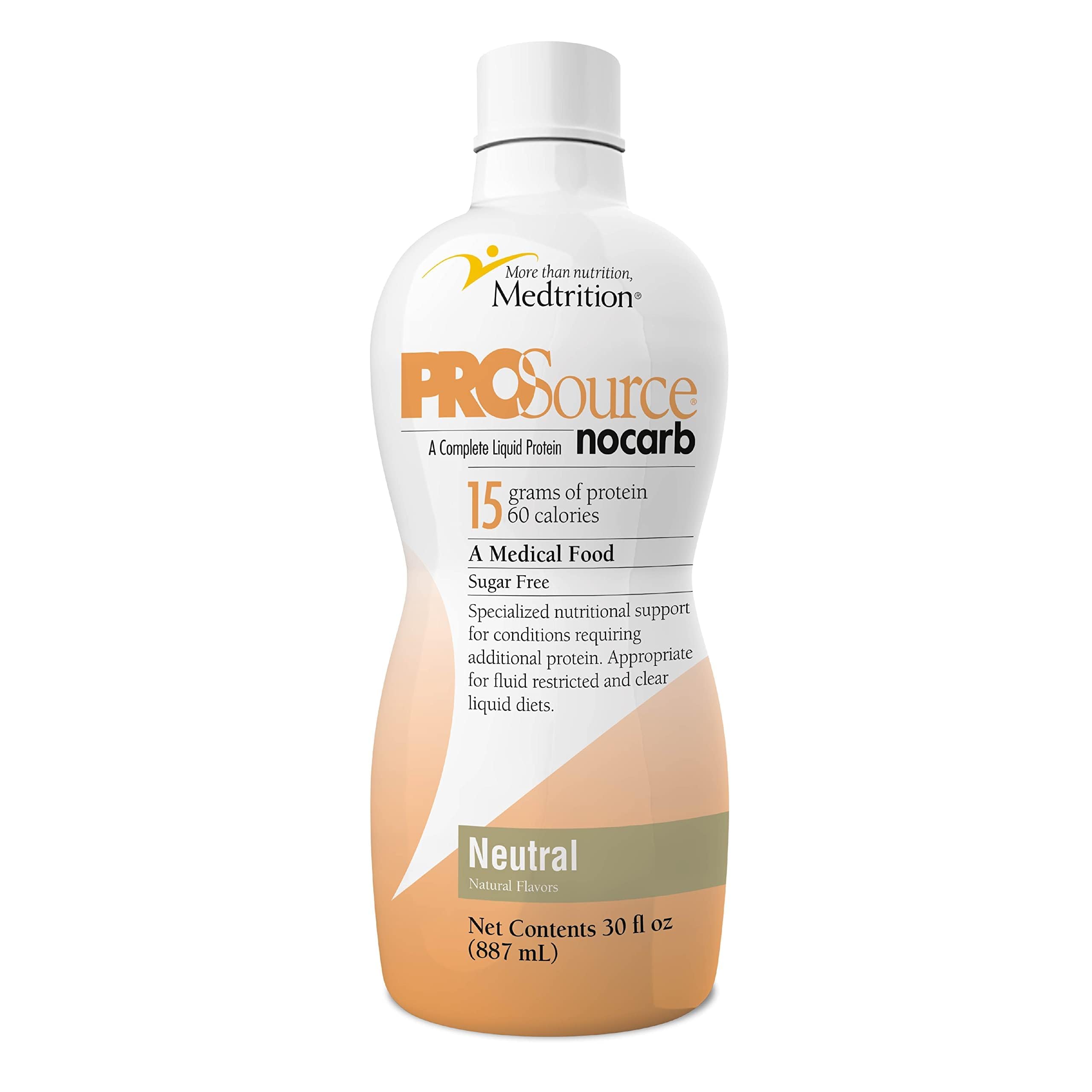 Medtrition ProSource frente del estuche mostrando envase y beneficio práctico