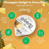 Medtrition ProSource Gelatein Piña etiqueta nutricional con 20 g proteína