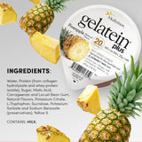 Medtrition ProSource Gelatein Piña textura en gel visible para deglución segura