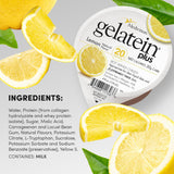 Medtrition ProSource Gelatein Plus uso con cuchara, muestra administración segura y práctica