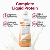 Medtrition ProSource mezclado en batido aportando proteína sin sabor añadido