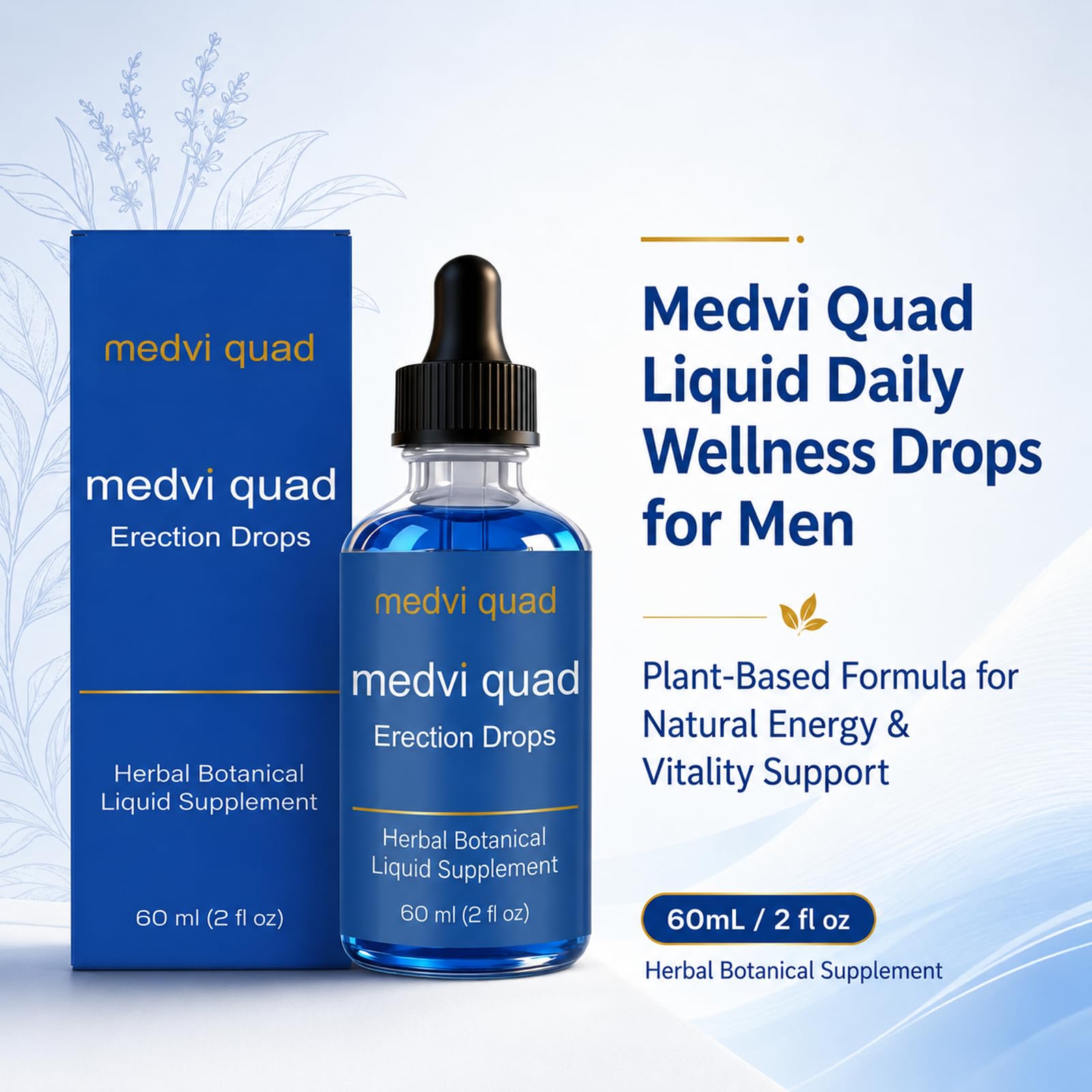 Medvi Quad gotero detallado para dosificación precisa y uso fácil