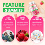 MEENCCD gomitas esparcidas sobre superficie para ver color y forma, apariencia atractiva
