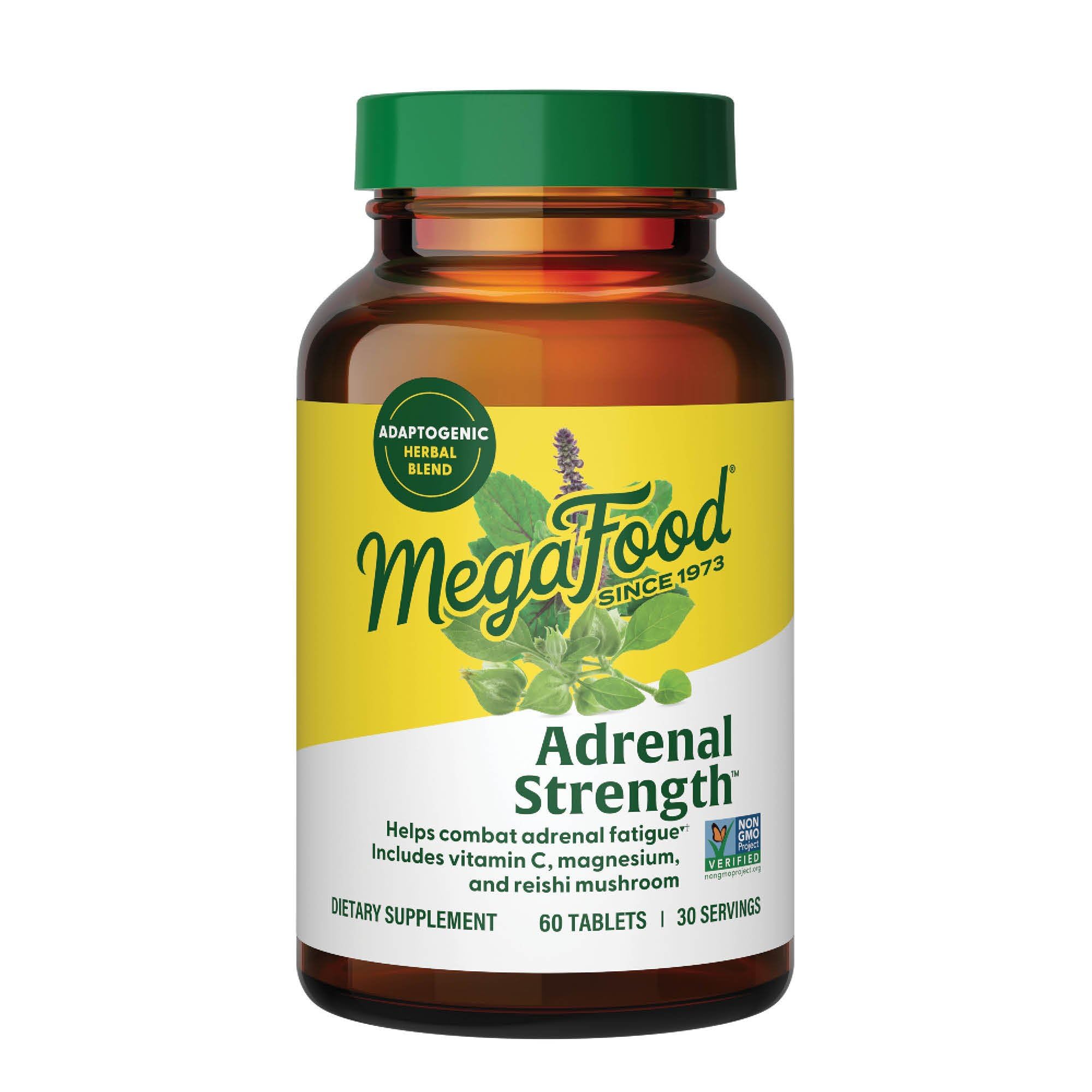 MegaFood frontal del empaque mostrando beneficios y diseño claro