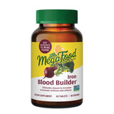 MegaFood frasco frontal mostrando packaging claro y beneficios